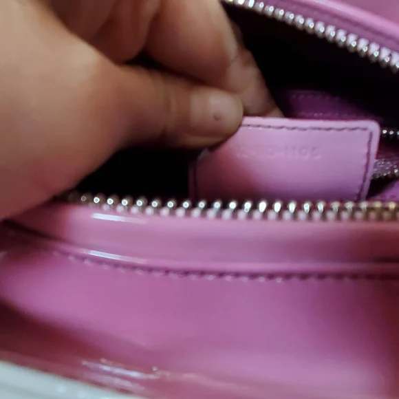 Lady Dior purple white silver hard ware medium bag - Picture 4 of 14
